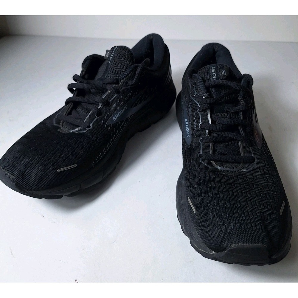Brooks Ghost 13 Womens Size 9.5 Medium Black Running Shoes Athletic Sneakers